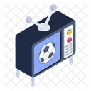 Sportfernsehen Fussballfernsehen Fussballfernsehprogramm Icon