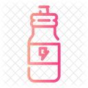 Fitnessflasche Energieflasche Energydrink Symbol