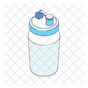 Fitnessflasche Sportflasche Energydrink Symbol