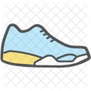 Sportive Shoe Sneaker Icon