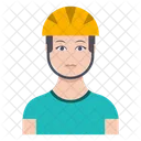 Junge Sportler Avatar Symbol