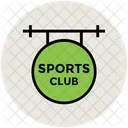 Sports Club Signboard Icon
