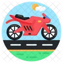 Bike Sportsbike Vehicle Icon