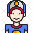 Sports Boy  Icon