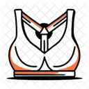 Sports Bra Fitness Bra Gymwear Icon