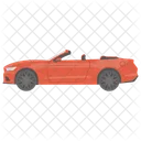 Cabriolet Convertible Car Vehicle Icon