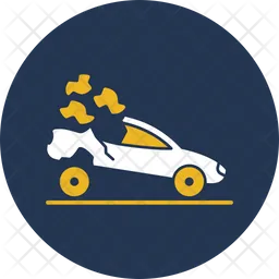 Sports car crash  Icon