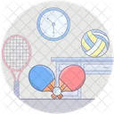 Sports Equipment Olympic Volleyball Ball Icon