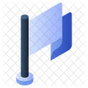Sports Flag Flagpole Streamer Icon