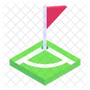 Sports Flag Game Banner Emblem Icon