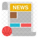 Sports News Newspaper Newsletter Icon