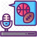 Sports Podcast  Icon