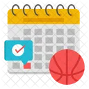 Sports Schedule Planner Almanac Icon