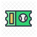 Sports Ticket Pass Match Ticket Symbol