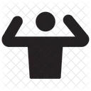 Sportsman Human Avatar Cheer Icon
