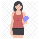 Sportswoman Avatar  Icon