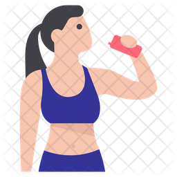Sportswoman Avatar Icon