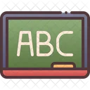 Sprache Bildung Black Board Symbol