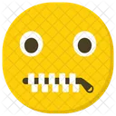 Sprachlos Emoji Emoticon Smiley Symbol