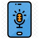 Mikrofon Smartphone Aufnahme Symbol