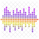 Schallwellen Musikklange Audiowellen Symbol