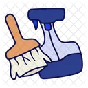 Spray Clean Broom Icon