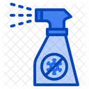 Spray Disinfect Sanitize Clean Virus Coronavirus Bottles Covid Icon