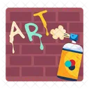 Spray Art  Icon