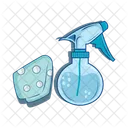 Bottle Spray Clean Icon