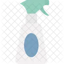 Barbershop Cleaning Shower Bottle Icon