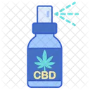 Spray De Cbd Spray Medicina Icono