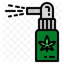 Aerosol de cannabis  Icono