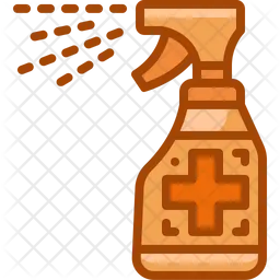 Spray de limpeza  Ícone