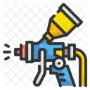 Spray Gun Paint Industry Icon