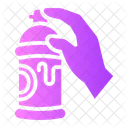 Spray Paint Bottle Grafitti Icon
