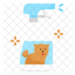 Spray para perros  Icono