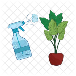 Spraying plants  Icon