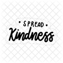 Spread Kindness Motivation Positivity Icon