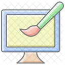 Spreadsheet Awesome Lineal Color Icon Icon