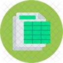 Spreadsheet Table File Icon