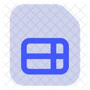 Table Document Cell Icon