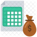 Financial Sheet  Icon
