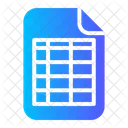 Spreadsheet Files And Folders Document Icon