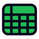 Spreadsheet Table Of Content Files And Folders Icon
