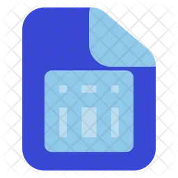 Spreadsheet file  Icon