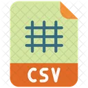 Csv Spreadsheet File Icon