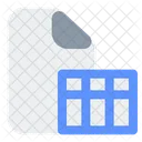 Spreadsheet file  Icon