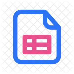 Spreadsheet File  Icon