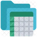 Spreadsheet Folder  Icon