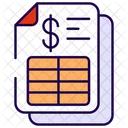 Spreadsheet Table Document Icon